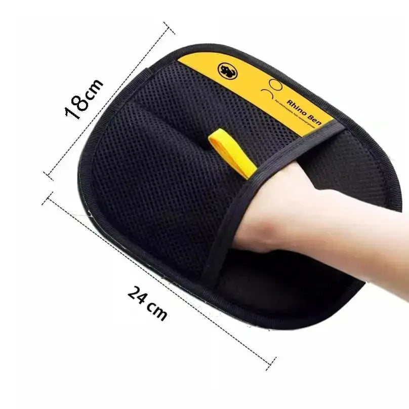 Dual-Sided Electrostatic Pet Grooming Gloves