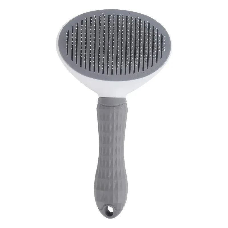One-Click Self-Cleaning Pet Grooming Brush
